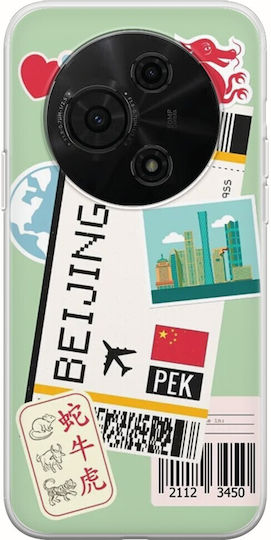 Ticket To Beijing Tcl 605 Husa Telefon Flexibilă TPU Silicon Transparent