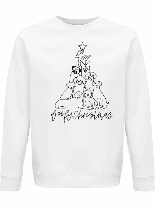 Unisex Sweatshirt Bio-Baumwolle Merry Woofmas D...