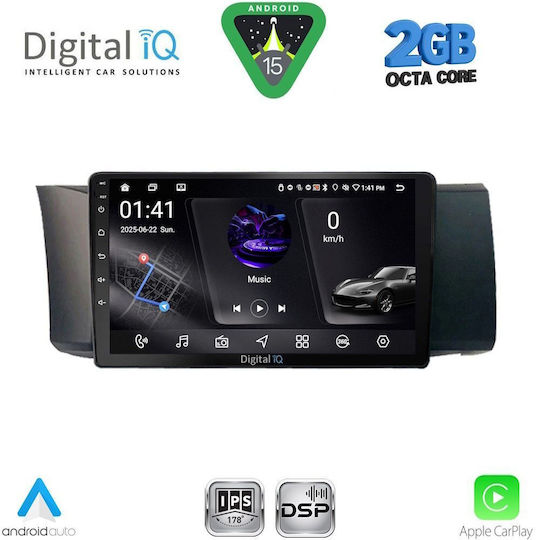 Digital IQ Ηχοσύστημα Αυτοκινήτου για Toyota GT86 Subaru BRZ 2012 (Bluetooth/USB/WiFi/GPS/Apple-Carplay/Android-Auto) με Οθόνη Αφής 9"