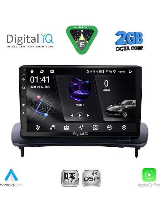 Digital IQ Car Audio System for Volvo C30 / S40 2005-2013 (Bluetooth/USB/WiFi/GPS/Apple-Carplay/Android-Auto) with Touch Screen 9"