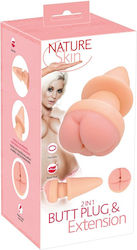 Nature Skin Πρωκτική Σφήνα Flesh