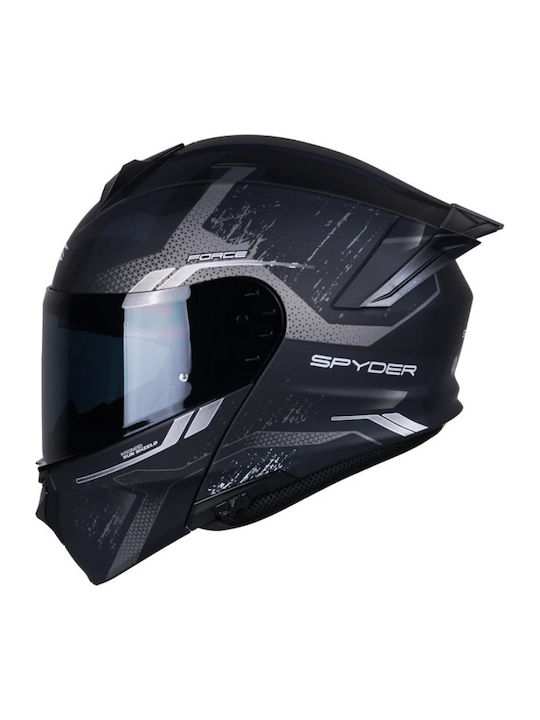 Spyder Force Flip-Up με Sun Visor ECE 22.06 Black/Grey