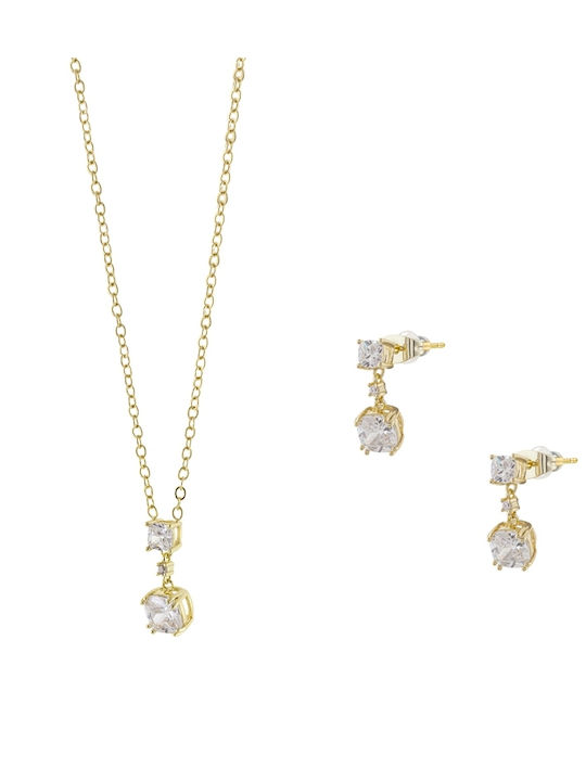Loisir Jewelry Set Made of White Gold