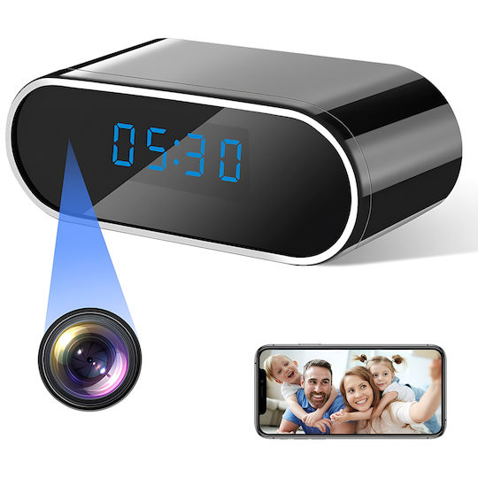 Hidden Spy Camera in Watch WiFi 1080p Full HD Night Vision Motion Detection Phone Alerts Audio Video Recording iOS Android App Home Office Surveillance No Card