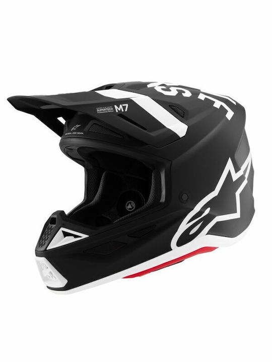 Alpinestars S-M7 Dasher Black Mat Κράνος Μηχανή...