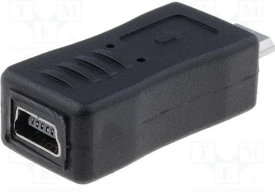 Vcom Adapter Micro Usb M To Mini Usb F Ca418