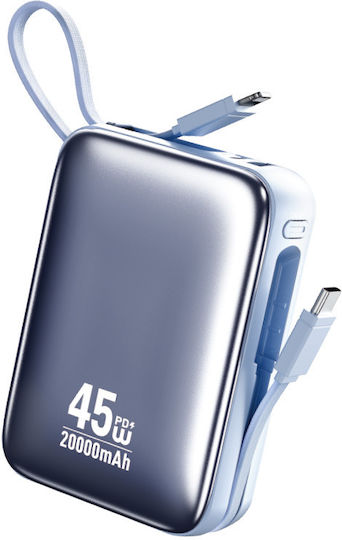 WK WP-50 Външна Батерия 20000mAh 45W Синя