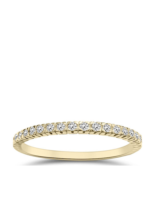 Chrilia Women's Eternity Ring Gold 14K