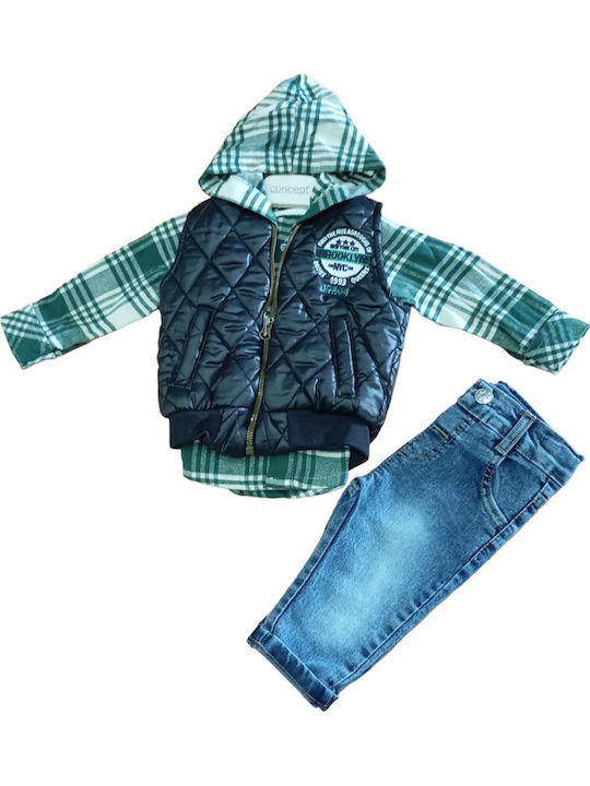 Комплект Зима 2бр Green, Black