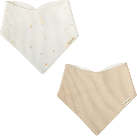 Bimbidreams Happy Forest Waterproof Bandana from 100% Cotton Baby Bibs 2 Pieces