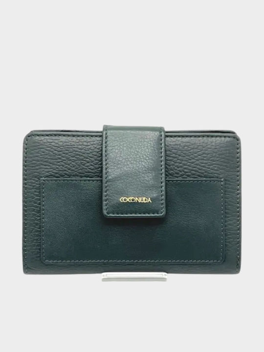 Large Leather Women's Wallet Classic Green