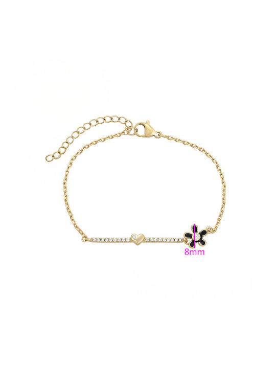 Chrysothemiss Women's Bracelet Jardin D’amour Heart Flower Design