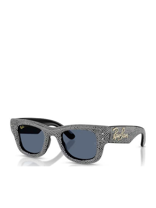 Ray Ban Wayfarer Unisex Sunglasses with Black Metallic Frame and Black Lens RB4940BP 686580