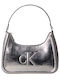 Damentasche Schultertasche Silber