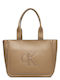 Women's Bag Tote Handbag Beige