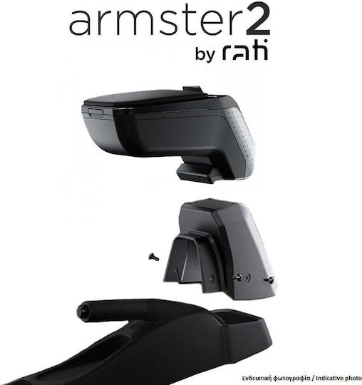Rati Armster Car PU Armrest for Opel Astra H 2004-2013 Black