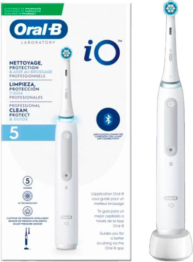 Oral-B Електрическа Четка За Зъби С Батерии Сензор За Натиск Бяла