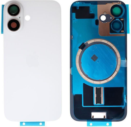 Καπάκι Μπαταρίας Λευκό για Apple iPhone 16