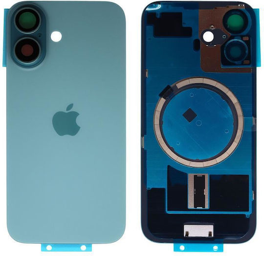 Batterieabdeckung Türkis für Apple iPhone 16