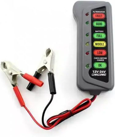12v 24v Тестер За Батерии За Кола Камион Алтернатор CarGuard