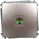 Kontakt-simon Antenna Socket R-tv Separated Satin End Bmak3.01/29