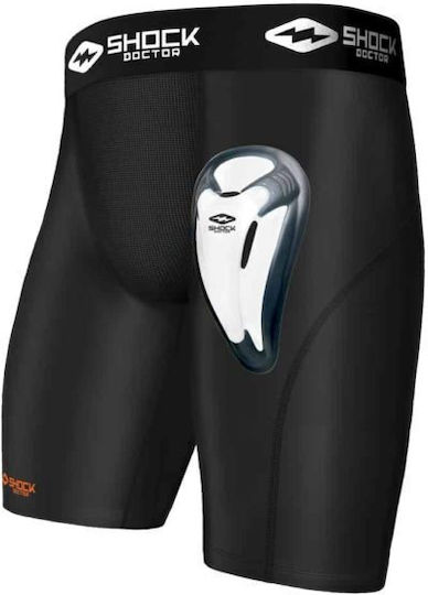 Shock Doctor Core Compression Short Bioflex Cross Protection Schwarz Medium