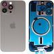 Silver Battery Cover for Apple iPhone 16 Pro