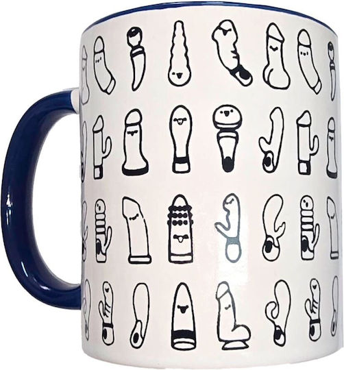 Diverty Sex Κούπα Κεραμική Λευκή 370ml