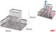 Desk Organizer Mesh 15.5x10cm Black