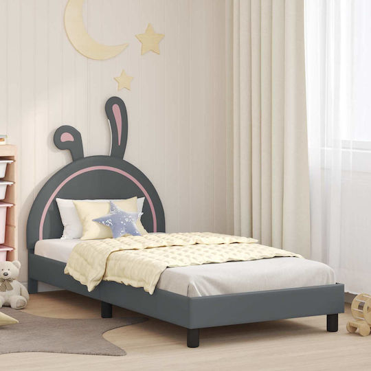 Kinderbett Einzeln Gray für Matratze 90x200cm