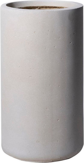 Supergreens Rocky Topf Keramik White 34x34x61cm.