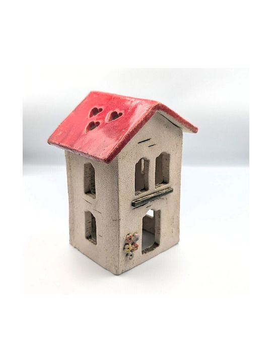 G2026/400 Handmade Ceramic Tabletop Decorative Little House Grekas Home