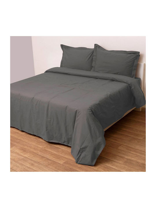 Viopros Duvet Set Queen 220x240cm Superb Gray 3pcs