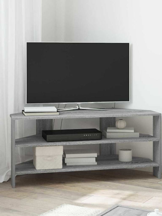 TV-Ständer Grau Spanplatte M102xT40.5xH45cm