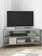 TV-Ständer Grau Spanplatte M102xT40.5xH45cm