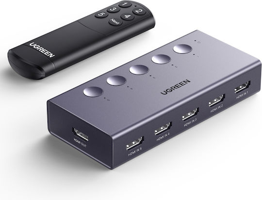 Hdmi Switch 5 Ports 4k/60hz Ugreen Cm568 25857 Cm568/25857