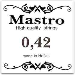 Mastro SI42-L Einzel Laouto-Saiten Versilbert 42 Zoll Schleifenende Mastro SI42-L Einzel Laouto-Saiten Versilbert 42 Zoll Schleifenende