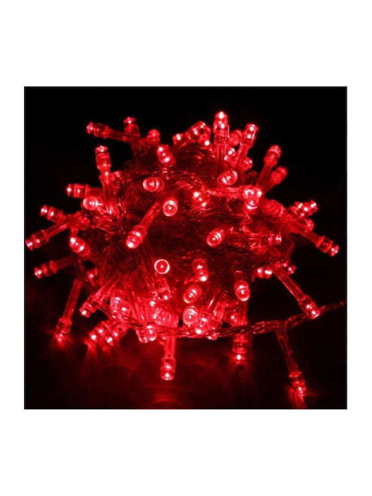 200 Lights LED 20m. Red in String 1pcs