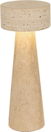 Viokef Serenity Table Lamp with Beige Shade and Base
