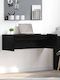 Desk Wooden Black Beech 100x45x30cm