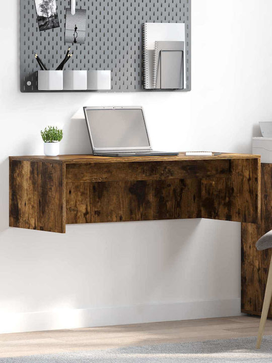 Desk Wooden Smoked Oak 100x45x30cm