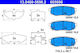 Ate Brake Pad Set Disc Brake 13.0460-5696.2