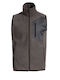 Stenso Vest Ανδρικό Γιλέκο Εργασίας με Επένδυση Fleece Γκρι