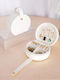 Next White Faux Leather Travel Jewellery Box