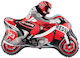 Racing Motorcycle Red Balloon