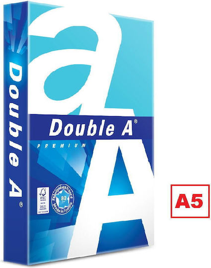 Hârtie Premium Double A A5 80 G/m2 500 Foi