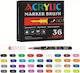 Acrylic Markers 36pcs
