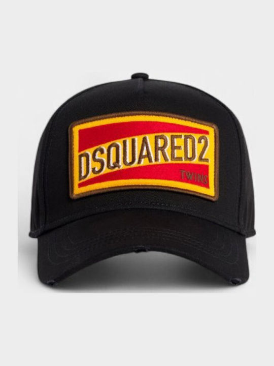 Dsquared2 Men's Logo Pathc Baseball Cap Bcm041905c00001