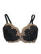 Bra with Light Padding Underwire Black