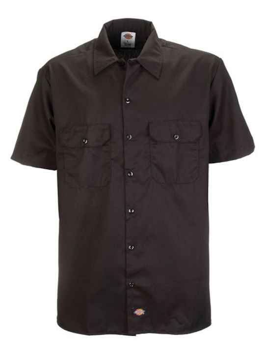 Work Shirt Къс ръкав Риза Черно